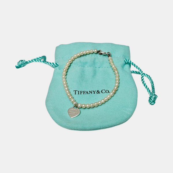 Return To Tiffany 925 Sterling Silver White Bracelet