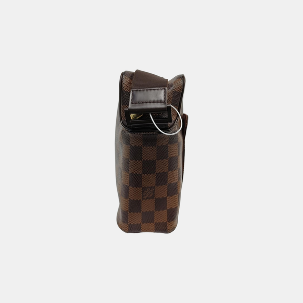 OLAV PM Damier Ebene Lona Revestida Marrón