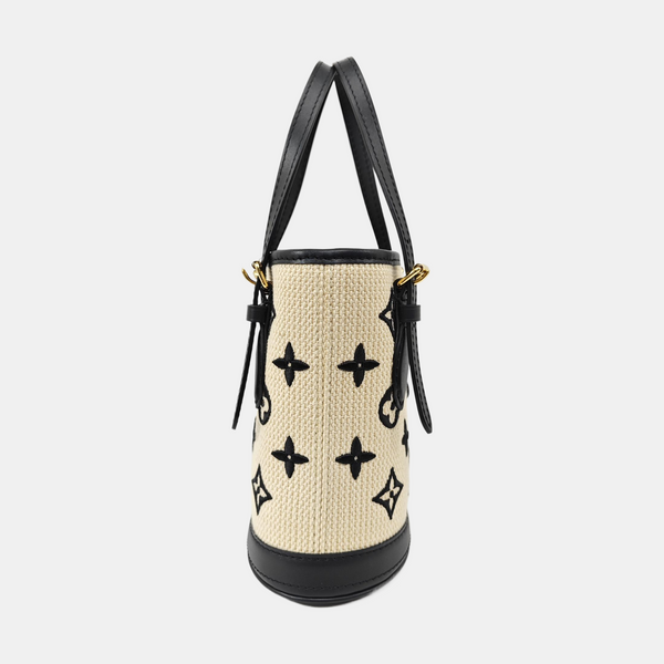 Nano Bucke Monogram Fabric Beige