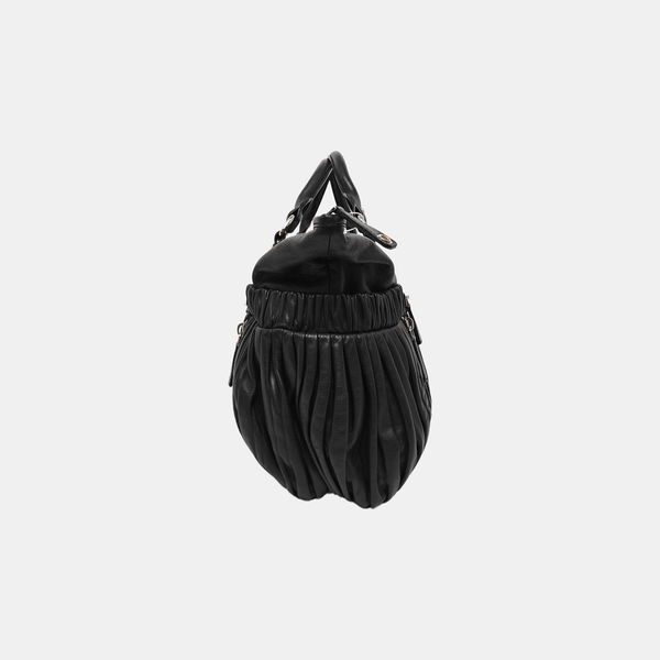 Large Leather Black