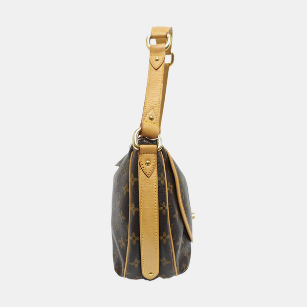 TULUM PM Monogram Coated Canvas Brown