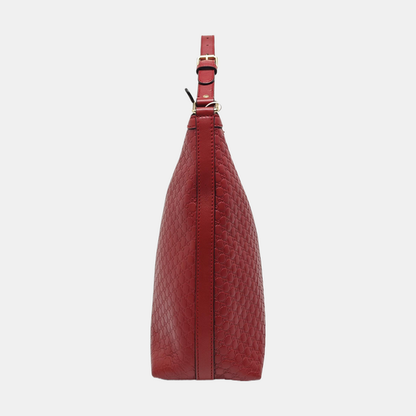 Monogram Calfskin Top Handle Bag Red