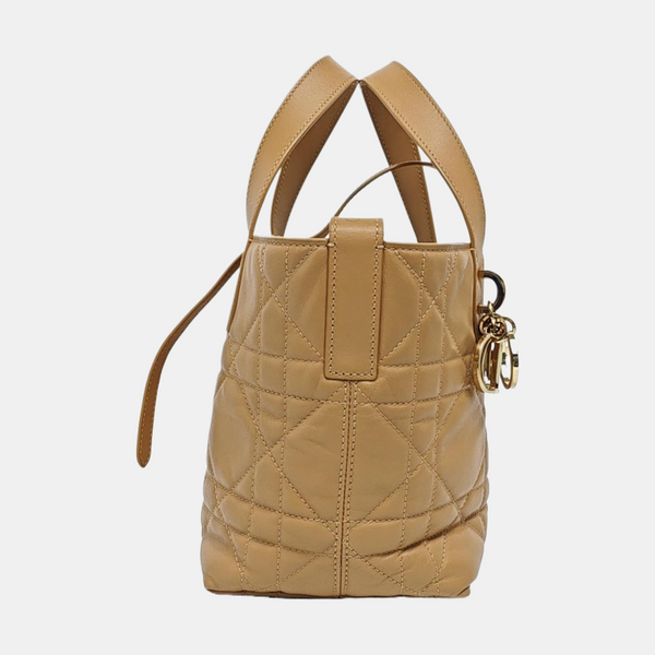 Toujours Small Cannage Calfskin Brown