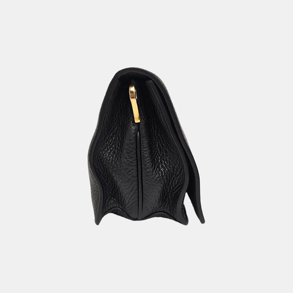 Calfskin Shoulder Bag Black