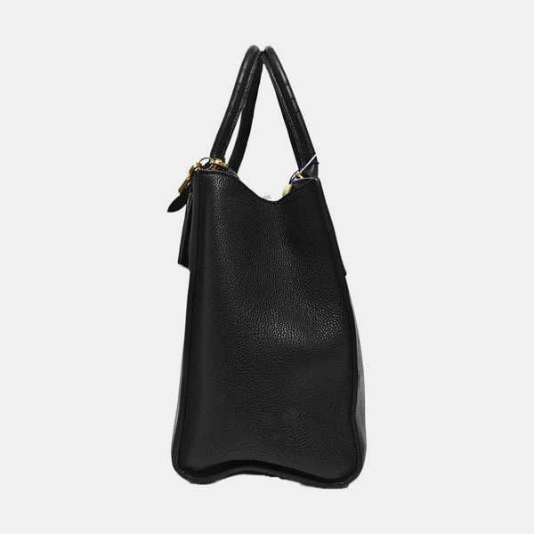 CITY STEAMER MM Calfskin Black