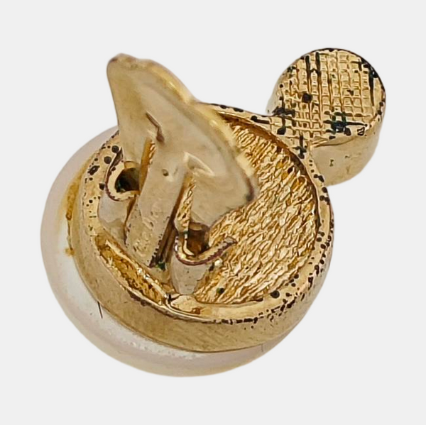 Metal Gold Clip On Earrings