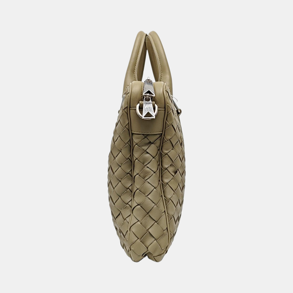 Calfskin Shoulder Bag Gray