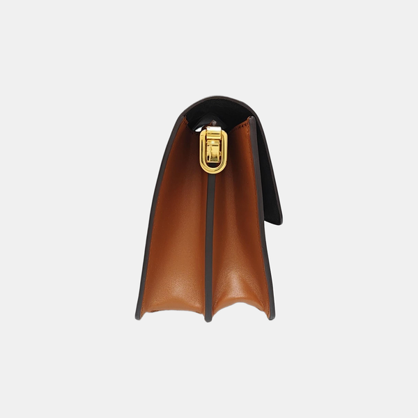 DAUPHINE MM Monogram Coated Canvas Brown