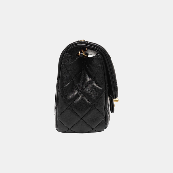 CLASSIC FLAP Mini Quilted Lambskin Black