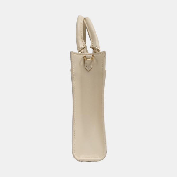 Calfskin Tote Bag Small Beige