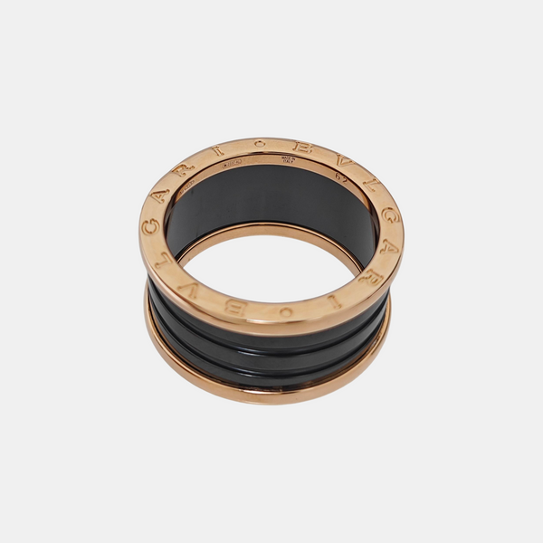 B.ZERO1 18k Rose Gold Ring EU 62