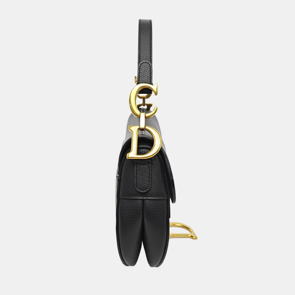 Saddle Mini Calfskin Black