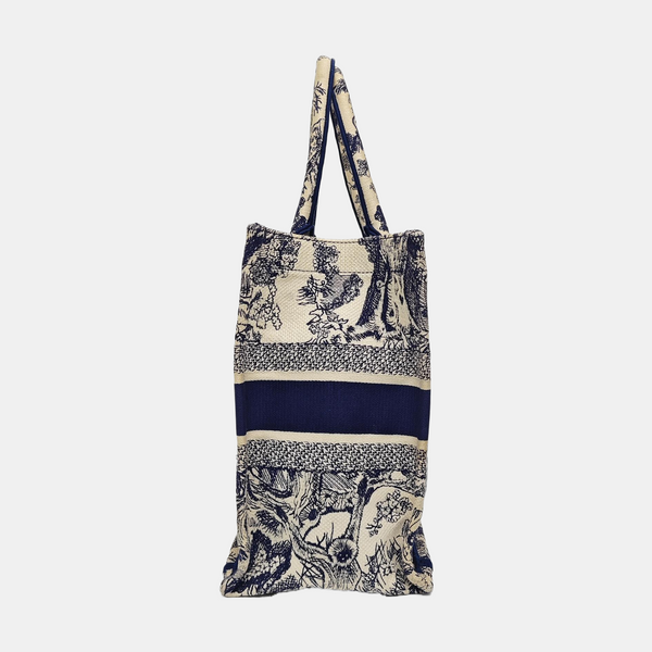 Book Tote Medium Canvas Blue