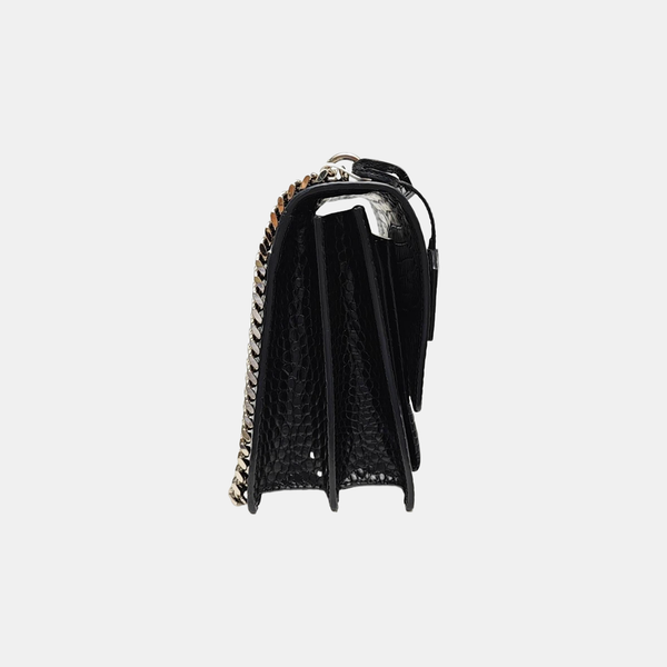 SUNSET Large Calfskin Black