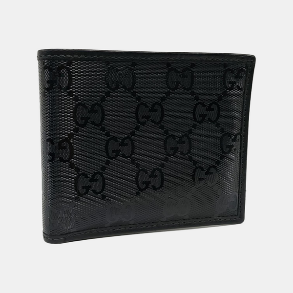 Monogram Coated Canvas Wallet Black