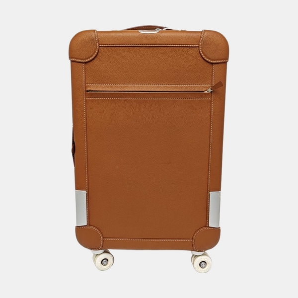 Calfskin Luggage Brown