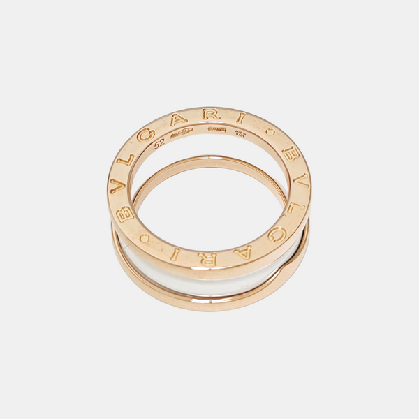 B.ZERO1 18k Rose Gold Ring EU 52