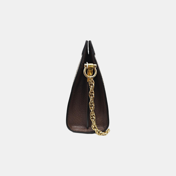 Ophidia Small Monogram Coated Canvas Beige