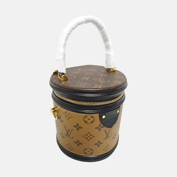 CANNES PM Monogram Coated Canvas Brown