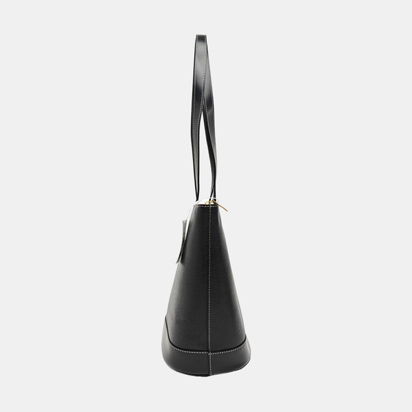 Calfskin Shoulder Bag Black