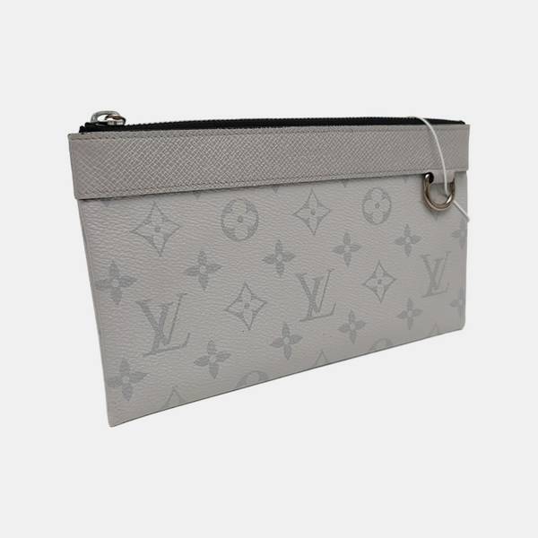 DISCOVERY Monogram Coated Canvas White