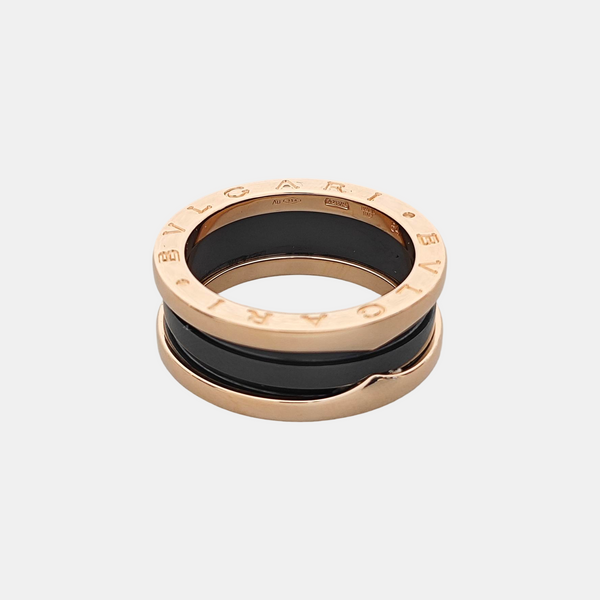 B.ZERO1 18k Rose Gold Ring EU 54