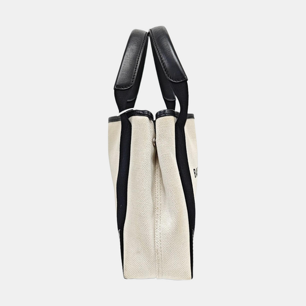 Navy Mini Canvas White