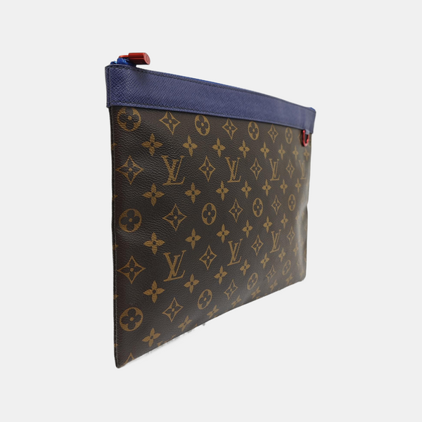 DISCOVERY Monogram Coated Canvas Brown