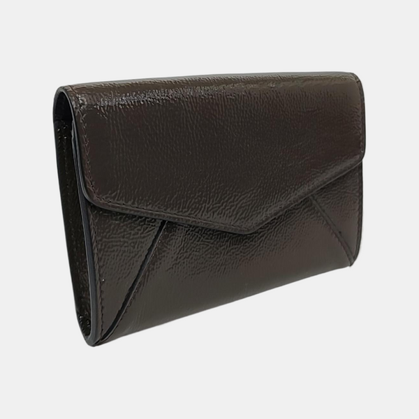 Patent Leather Wallet Green