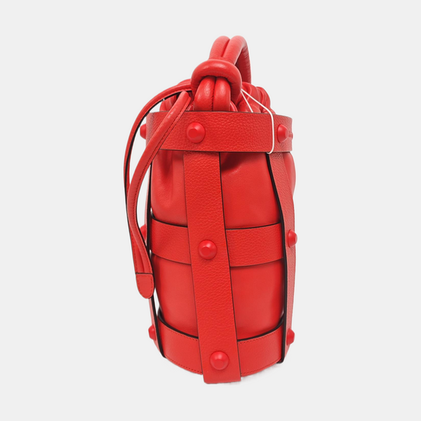 Cage Lambskin Red