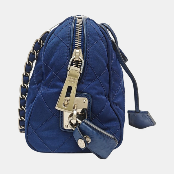 Quilted Nylon Blue