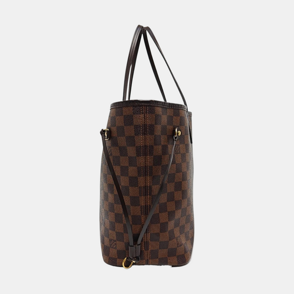 NEVERFULL MM Damier Ebene Coated Canvas Brown