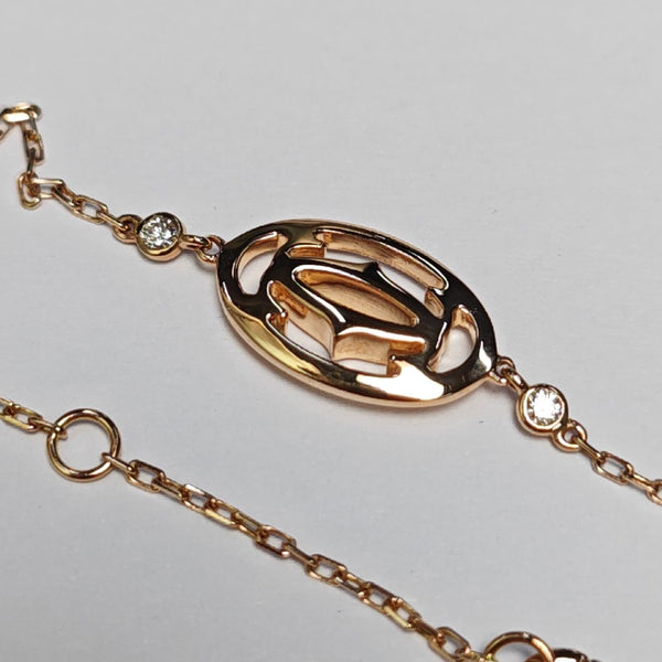 LOGO DE CARTIER 18k Rose Gold Bracelet