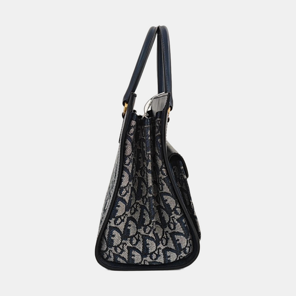 Vintage Tote Oblique Fabric Gray