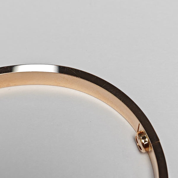 LOVE 18k Rose Gold Bangle