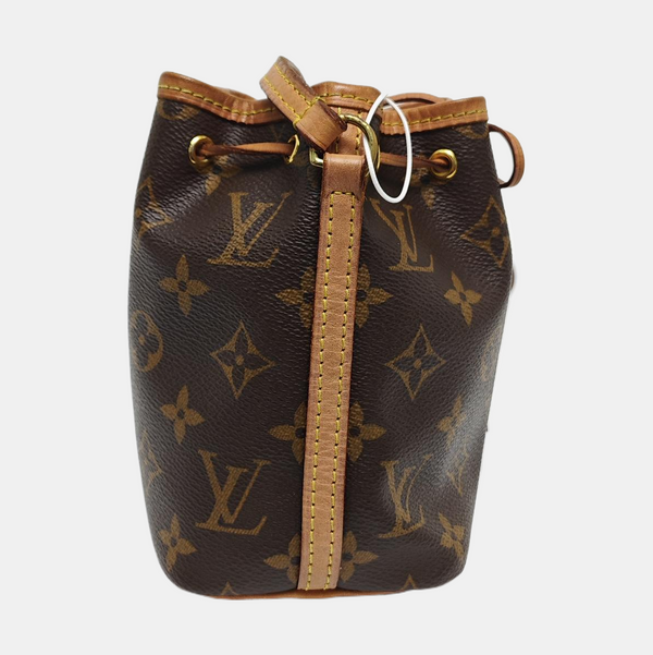 NÉONOÉ Nano Monogram Coated Canvas Brown