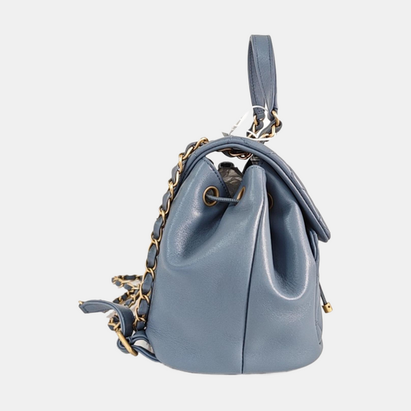 Quilted Lambskin Blue