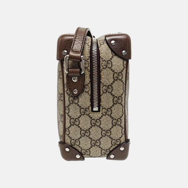 Trunk Monogram Coated Canvas Brown