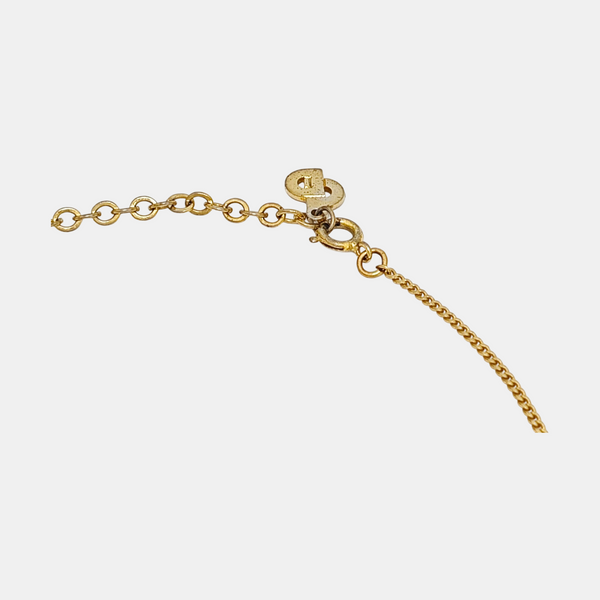 Petit CD Metal Gold Necklace