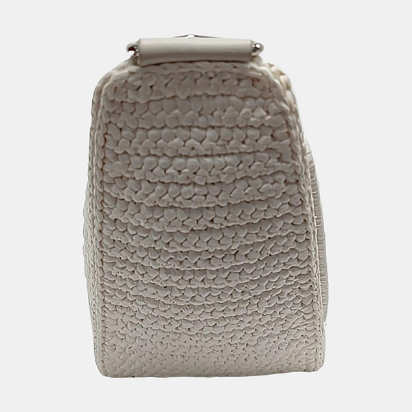 Authenticated pre-owned Triangle Straw White - Shoulder Bag at Looply