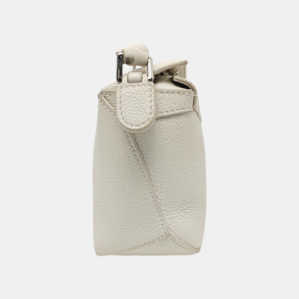Puzzle Mini Calfskin White