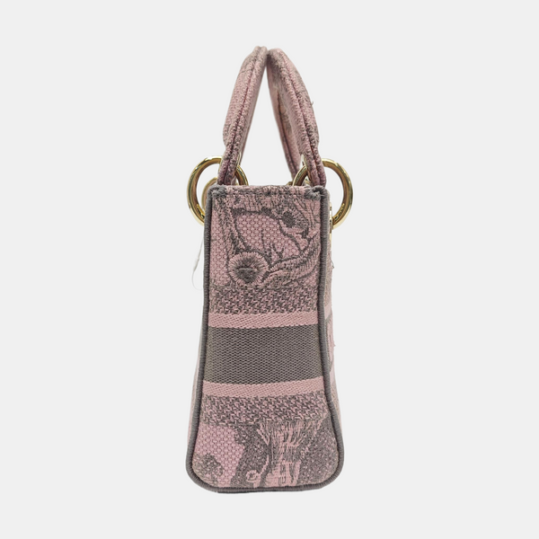 Lady Dior Mini Fabric Pink
