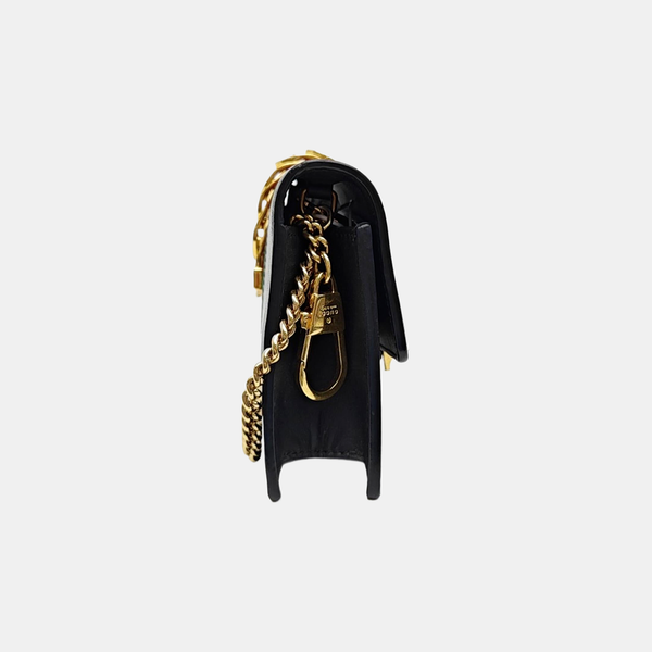 Sylvie Super Mini Calfskin Black