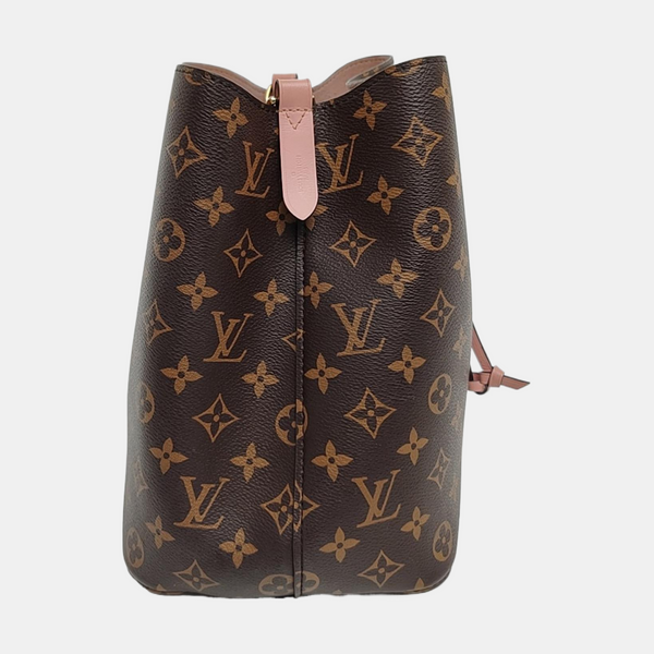 NÉONOÉ MM Monogram Coated Canvas Brown
