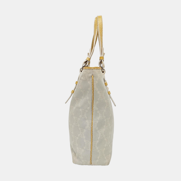 Canvas Top Handle Bag Gray