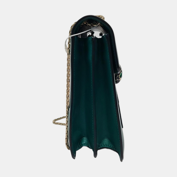 SERPENTI FOREVER Medium Calfskin Green