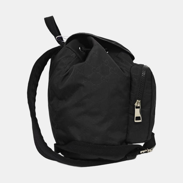 Monogram Nylon Backpack Black