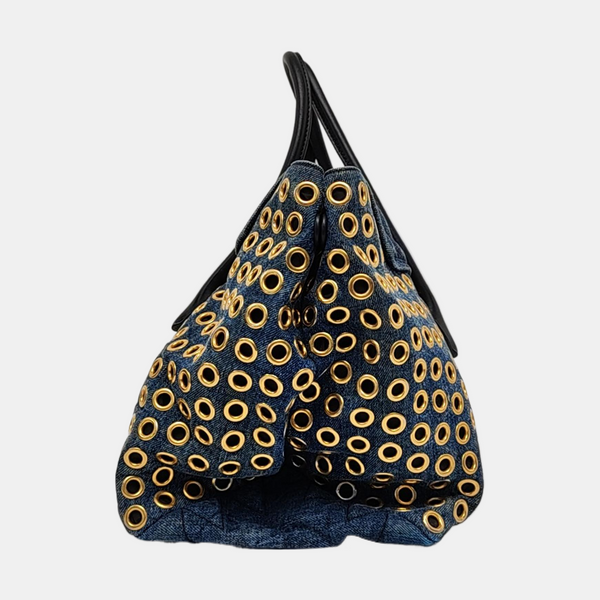 Zipper Wallet Denim Blue