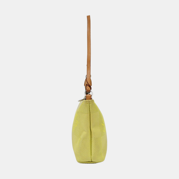 Fabric Top Handle Bag Green