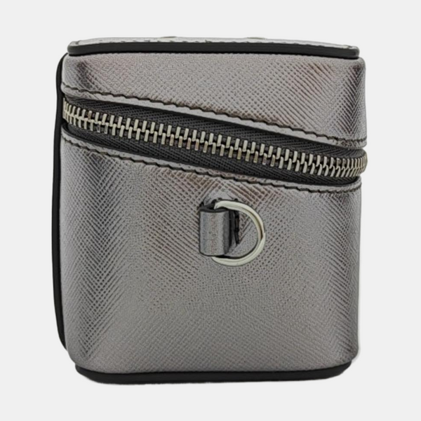 Calfskin Shoulder Bag Super Mini Silver